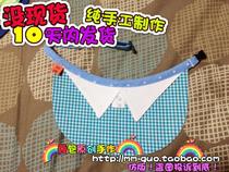 Pet large dog pine lion golden hair waterproof bib mouth towel double-sided custom-made shirt series