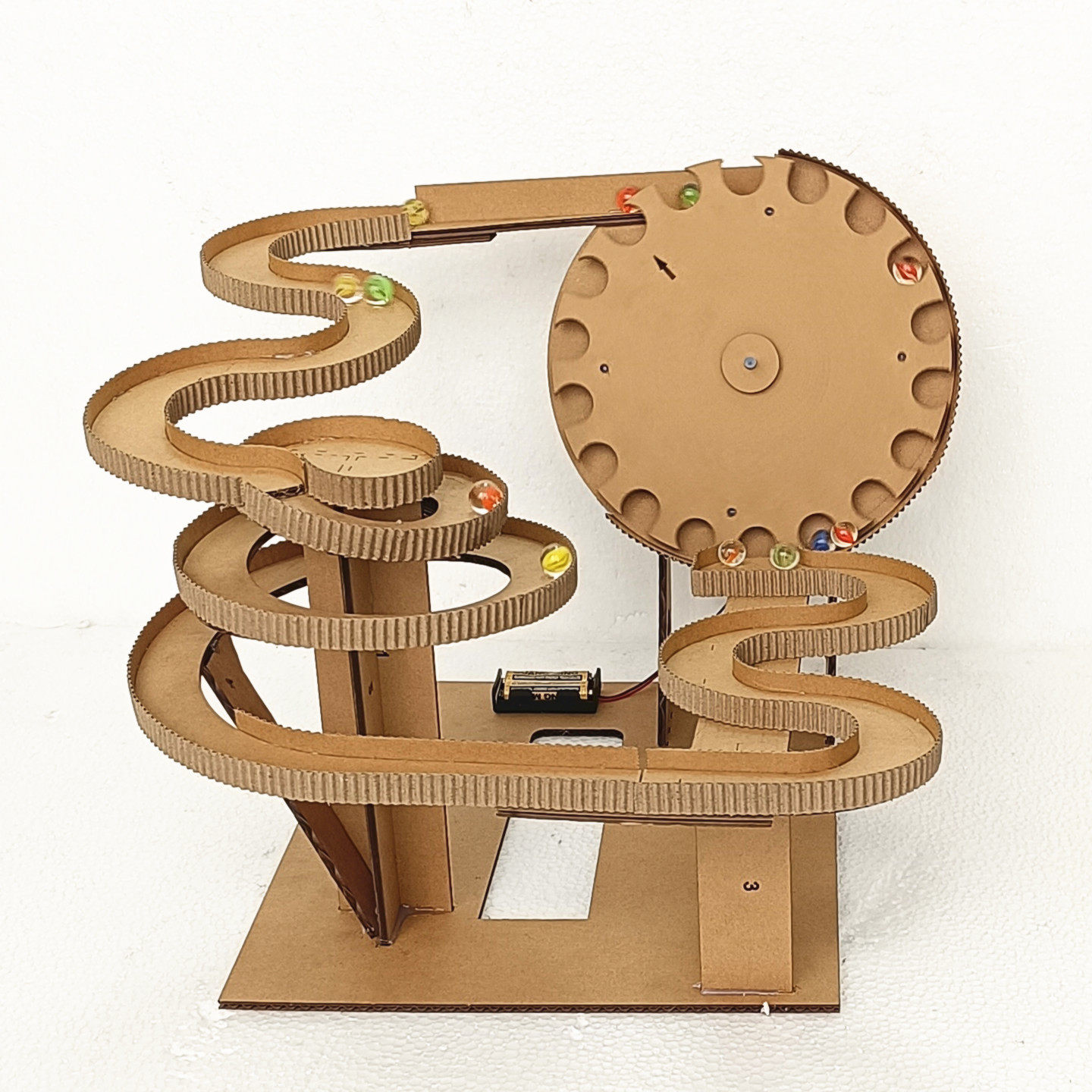 创意DIY硬币分类机材料包环保手工制作科学发明适合儿童的益智DIY材料废物利用纸板DIY套件