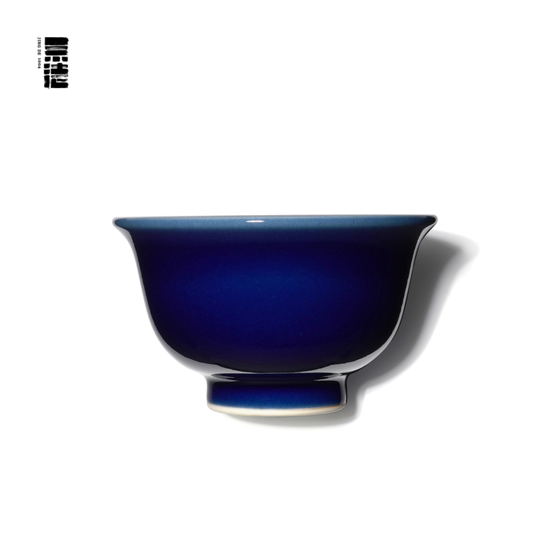 Jingde 1004, Hand-Made in a Traditional Pine-Wood Kiln with Original Mineral Glaze, High-Temperature Blue Glaze, Hand-Pressed Cup, Master Cup, 120ml Jingde 1004, Hand-Made in a Traditional Pine-Wood Kiln with Original Mineral Glaze, High-Temperature Blue Glaze, Hand-Pressed Cup, Master Cup, 120ml