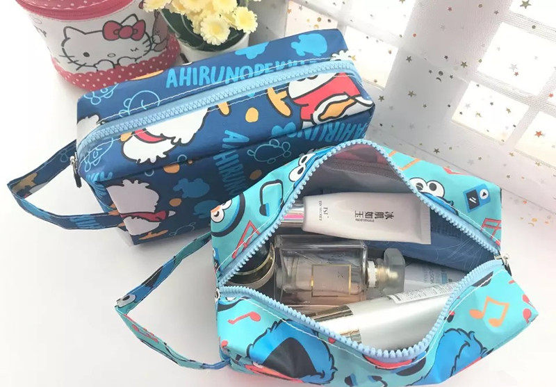 Makeup Bag Cartoon Duck Large Capacity Environmental Protection Makeup Bag Handbag travel portable waterproof washing bag containing bag