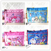 Art bag sketching board clip storage bag cartoon B4 student homework test paper supplement bag textbook portable file bag
