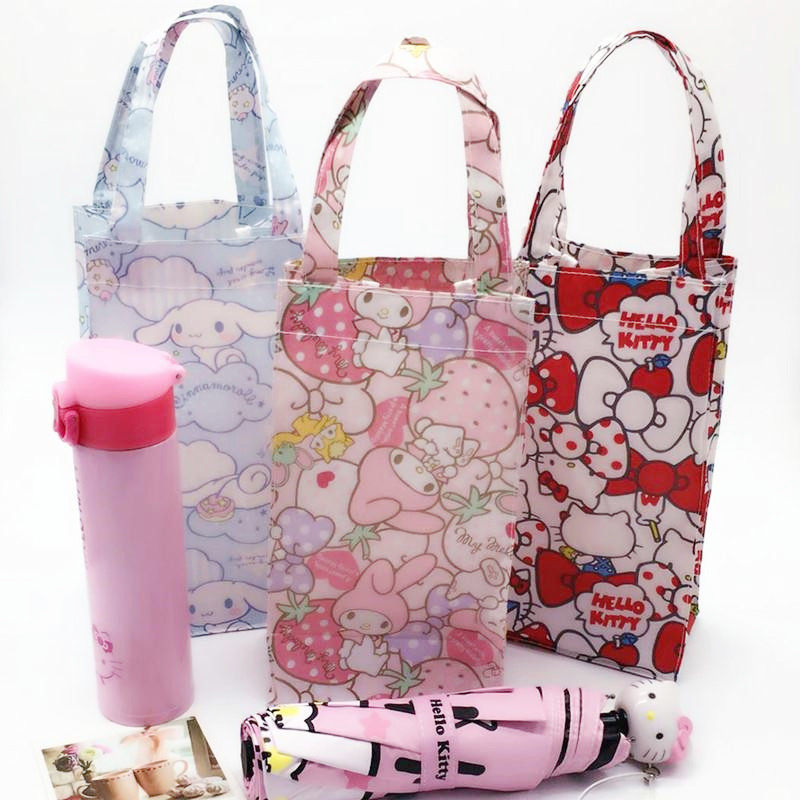 Creativity Eco-friendly Kettle Bag Student Drink Cup Bag Portable Collection Bag Versatile Waterproof Hand Bag Hand Carrying Bag