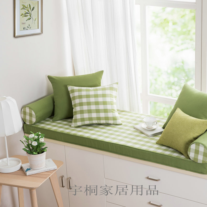 Hangzhou high-density sponge bay window mat custom-made window sill mat tatami sofa cushion bed chair cushion hard custom-made simple European