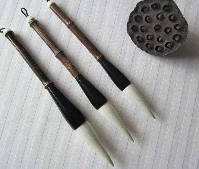 Zhou's Wenjiaozhuang Yuanzhuang Yuanzhuang's large and medium-sized suit pen brush with calligraphy and calligraphy supplies