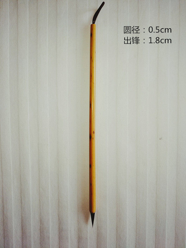 Zhou's Wen-Heart Pen Zhuang Purple Wolf small block and calligraphy items of calligraphy and calligraphy