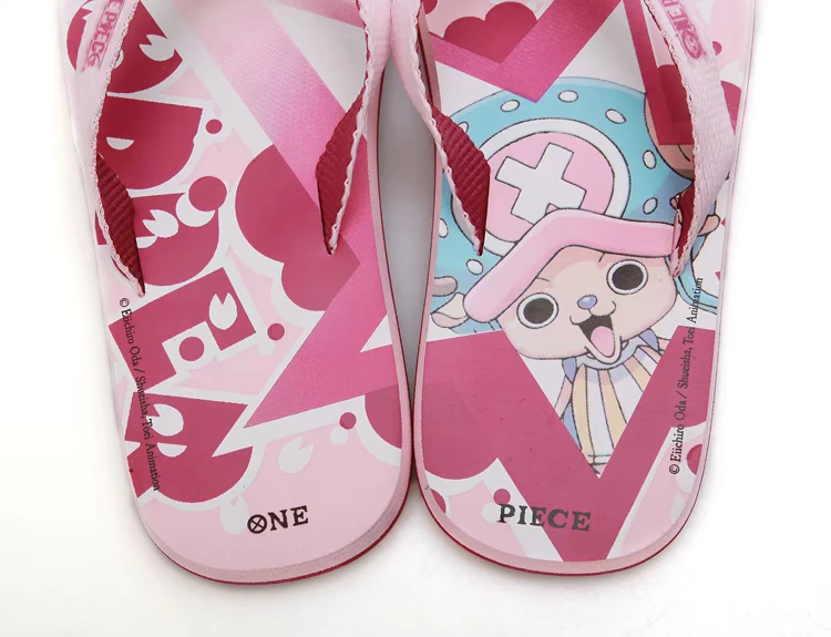 Dép nữ thời trang anime dễ thương Benny Road flip flops nam và nữ cặp đôi xương cá dép đi biển - Dép