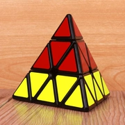 Volcano Rubiks Cube Mẫu giáo đặc biệt Kim tự tháp ba màu Rubiks Cube Người mới bắt đầu Tam giác học sinh Đồ chơi trẻ em thông minh