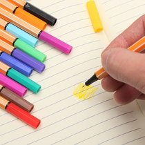 0 4mm color needle tube head Hook pen simple stroke painting graffiti pen 12 color set color pen
