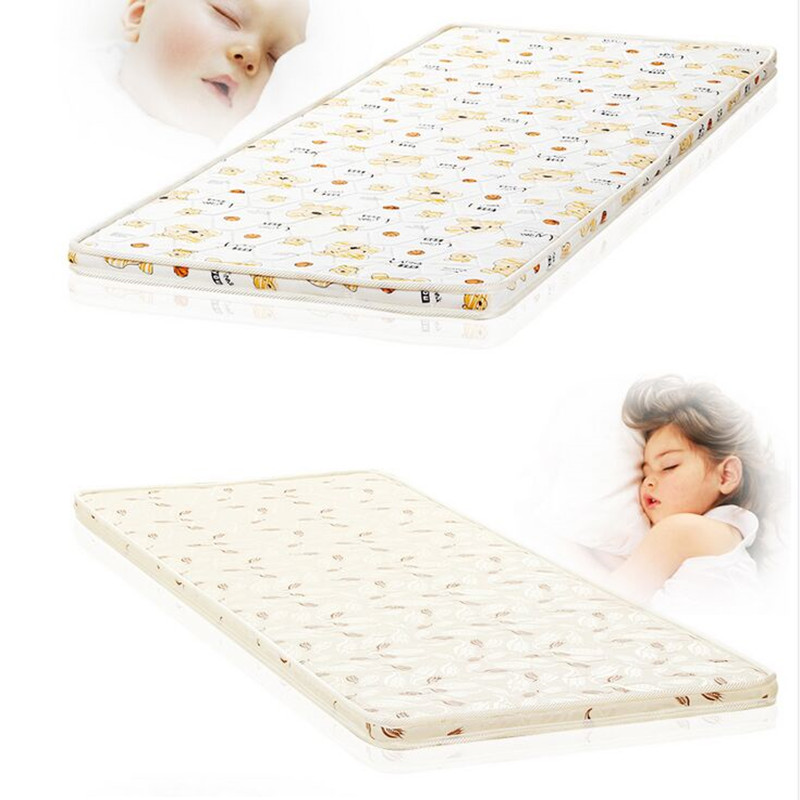 Children mattress brown cushion natural coconut palm silk cotton mattress 1 5 m crib cushion quilted by bed bedding environmental brown cushion 3e-Taobao