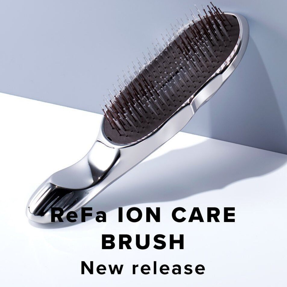 Japanese direct mail Refa Negative Ion scalp massage breed hair comb dry and wet dual use clean scalp oil odor