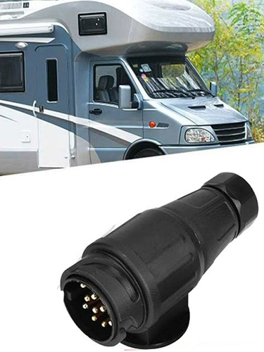 13-контактная вилка и розетка для прицепа 13-контактный разъем питания прицепа!