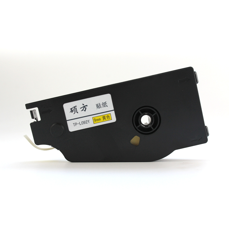Shuofang TP70 TP76 wire number machine sticker TP-L092Y TP-L092W 9mm white yellow sticker
