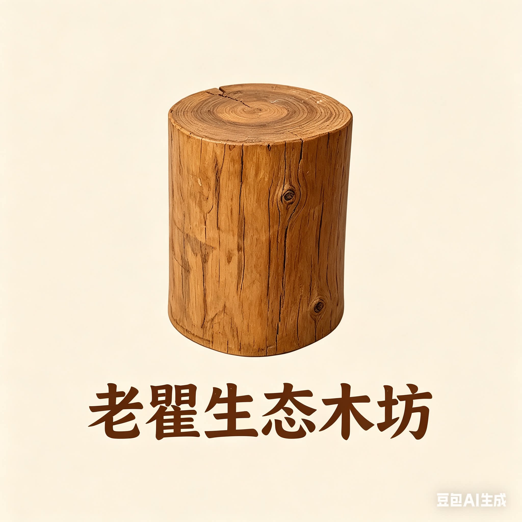 老瞿生态木坊的LOGO