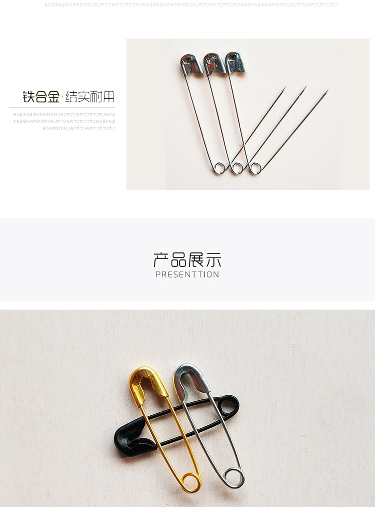 Full 9,9 vận chuyển pin trâm phổ pin an toàn pin giấy clip clip kích thước pin pin - Trâm cài trâm cài áo