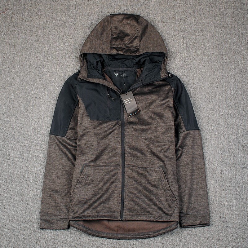 Anti-wind and warm compound suede winter men's outdoor casual even hat guard pants thick cotton T pull chain cardiovert coat increased code