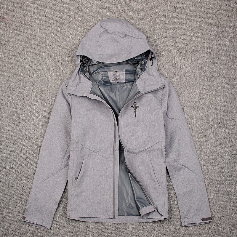 Men Outdoor Waterproof Autumn Pure Color Windproof Lianhood Casual Sports Hiking Slim pressure glues submachine clothing Increase code