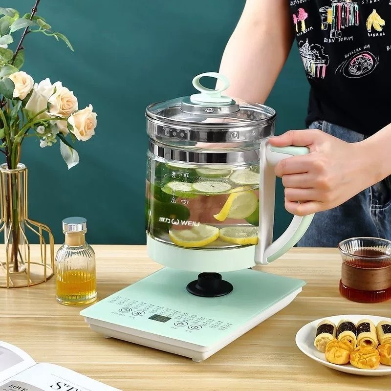 大容量威力养生壶多功能1.8L泡茶煎药壶全自动玻璃可定时预约煮茶