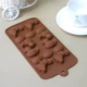 Côn Minh Baking DIY Handmade Chocolate Khuôn Silicone Khuôn hình trái tim Cartoon Cartoon chiều khuôn kem