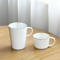 Rain florite enamel enamel Enamel Scales cup baking cup enamel water cup Coffee laketo cup with egg