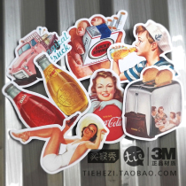 Nostalgic vintage posters suitcase stickers laptop stickers suitcase stickers computer stickers guitar stickers