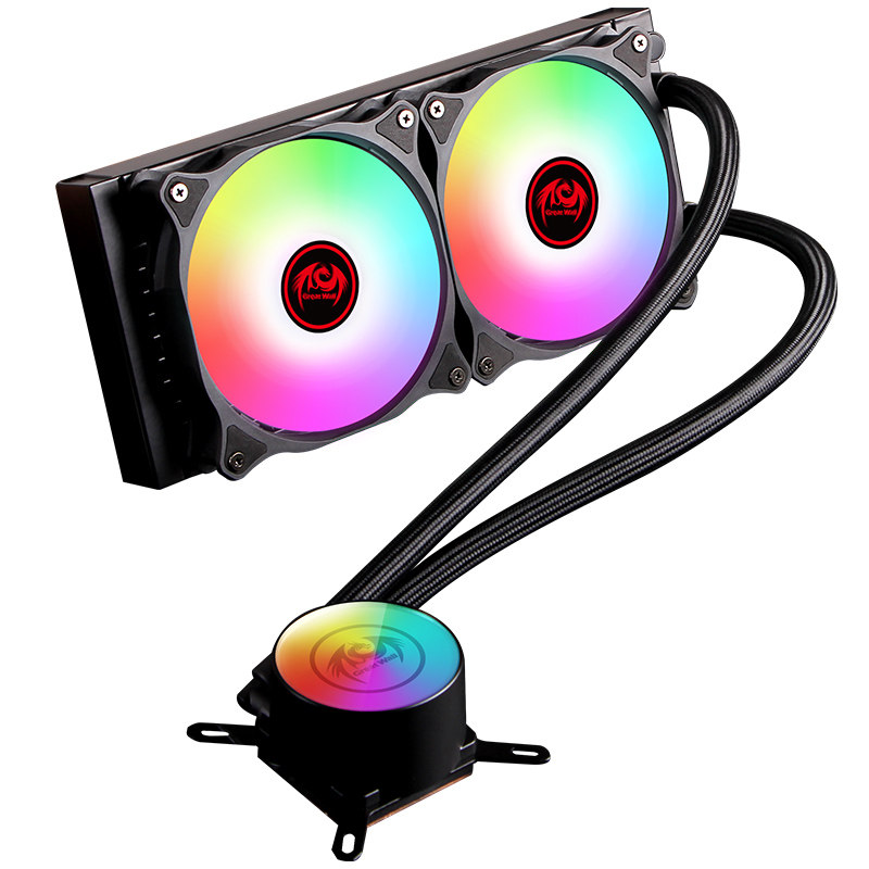 Great Wall War Dragon 240 Water-cooled Radiator 120 Desktop Computer RGB Gesi S360 One-piece CPU Water Cooling Set