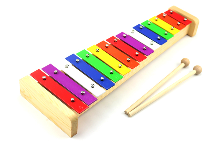 Bàn phím đàn piano nhôm 15 âm chuyên nghiệp gõ tay đàn piano Orff bộ gõ nhạc cụ trẻ em nhạc cụ nhạc cụ đồ chơi giáo dục sớm giáo dục nhạc cụ mầm non