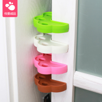 Youman Eslite childrens safety door clip Baby door Carmen door stopper Creative environmental protection silicone door clip 2pcs