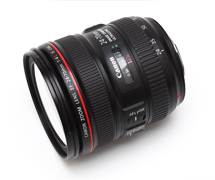 Ống kính Canon EF 24-70mm f / 4L IS USM 24-70 F4 L chống rung ternary nhỏ