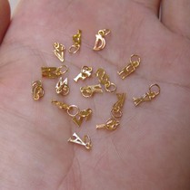 999 Pot Gold 26 English Letter Small Pendant 999 Gold 26 English Letter Pendant DIY Handmade Accessories