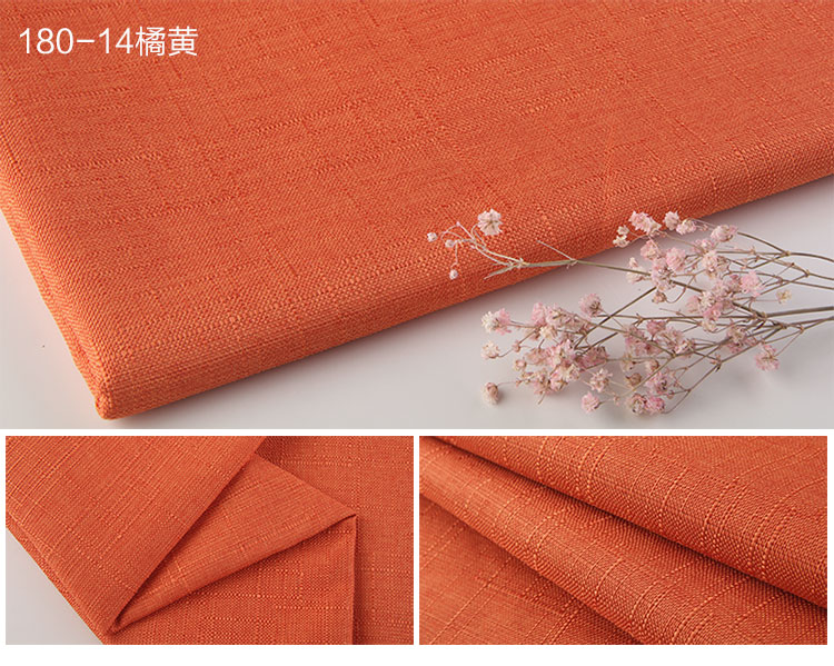 Sofa dày bọc vải sofa vải đồng bằng tre và vải lanh ghế lanh - Vải vải tự làm vải lanh cotton