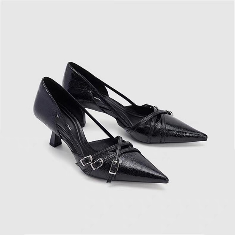 Urban Revivo2026 Spring New Women's Shoes Fashionable Pointed Toe Flats Ur High Heels Uaws50100