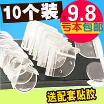 10 sets of infant safety anti-collision corner protective cover for baby transparent table corner protection
