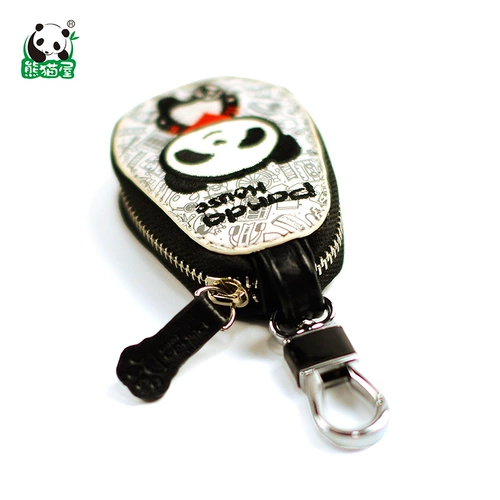 熊猫屋 Мультяшная ключница, милый брелок подходит для мужчин и женщин для влюбленных, подвеска, подарок на день рождения