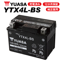 Suitable for new Continent Honda Drift Yue freedom 50 small shark rainbow Road Yuasa YTX4L-BS battery battery