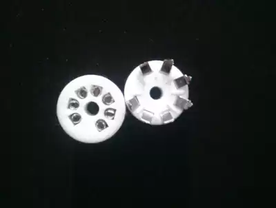 Exquisite PCB seven-legged ceramic vacuum tube silver-plated tube holder audio DIY accessories power amplifier tube holder