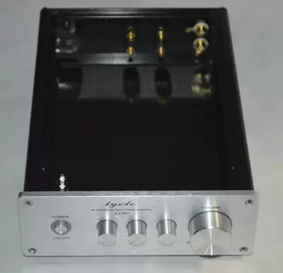 X1907 all-aluminum brushed power amplifier chassis with tone front panel power amplifier shell DIY main chassis All-aluminum main chassis