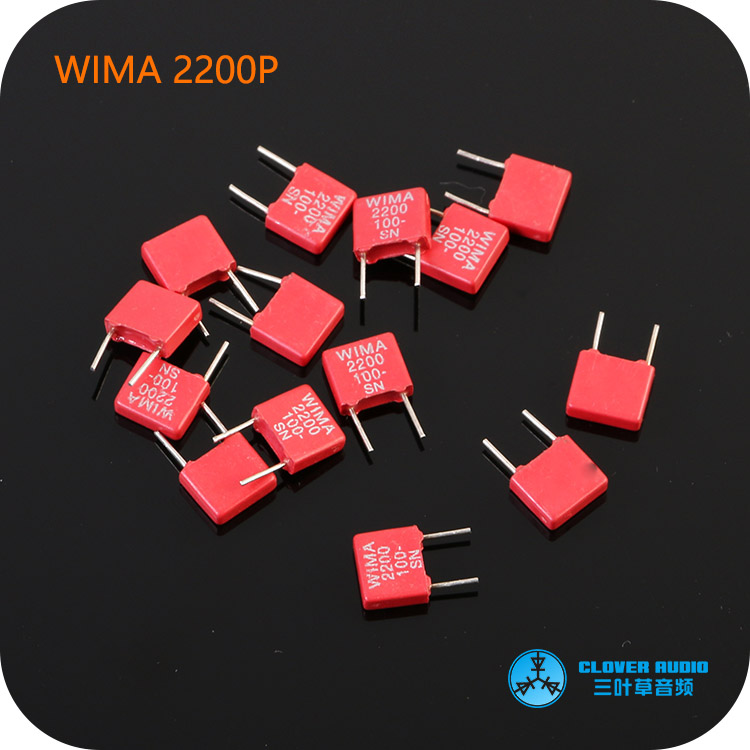 Germany WIMA Red Weimar MKS-2 100V 2200PF 2 2NF 222 P-5 Fever Film Capacitor