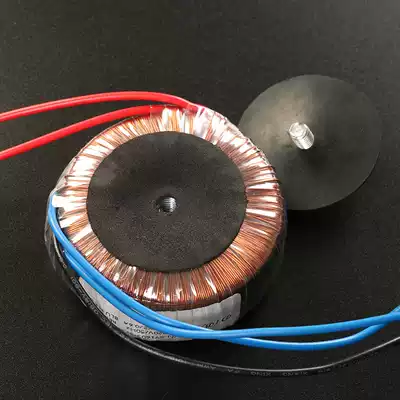 Customized A- core oxygen-free copper toroidal transformer double 15V 30W ring cow filling glue ring cattle front ear release special