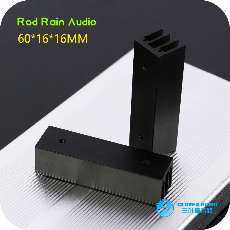 Aluminum extruded material heat sink 60*16*16MM triode chip PCB power board routing electronic heat sink