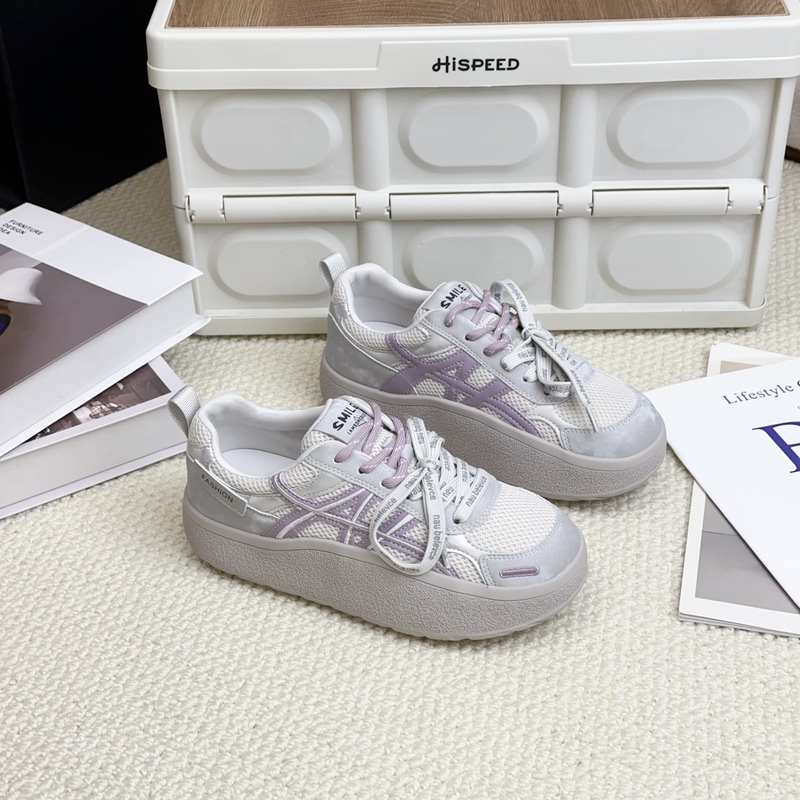 Women's 2026 Spring New Retro Versatile Mesh Breathable Double-Strap Sneakers with Soft Sole and Rocking Design That Make Feet Look Smaller