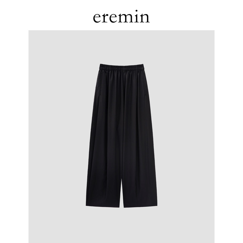 Eremin Lin Moqing/Flower Bud Wool Pants/Summer Thin Loose Fit Slimming Casual Pants That Cover the Body and Hide the Shape Eremin Lin Moqing/Flower Bud Wool Pants/Summer Thin Loose Fit Slimming Casual Pants That Cover the Body and Hide the Shape
