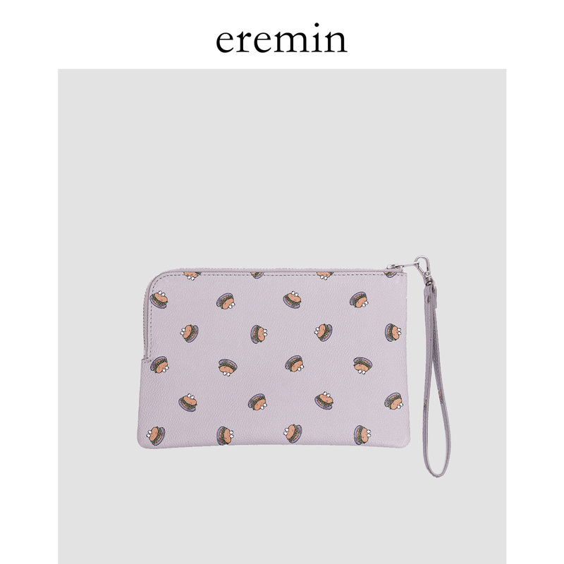 Eremin Lin Moqing/Hamburg Print Bag/Zipper Id Card Holder Convenient Handbag