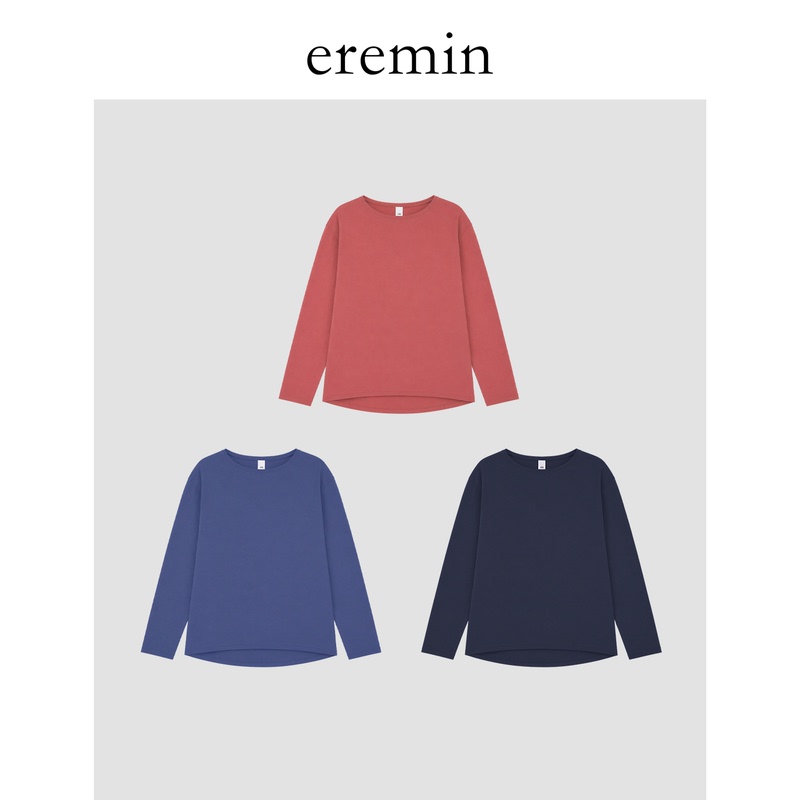 Eremin Lin Moqing/Colorful Turtle Back T/Cotton+Spandex Loose Thin Off-Shoulder Yoga Sports Long Sleeve T-Shirt