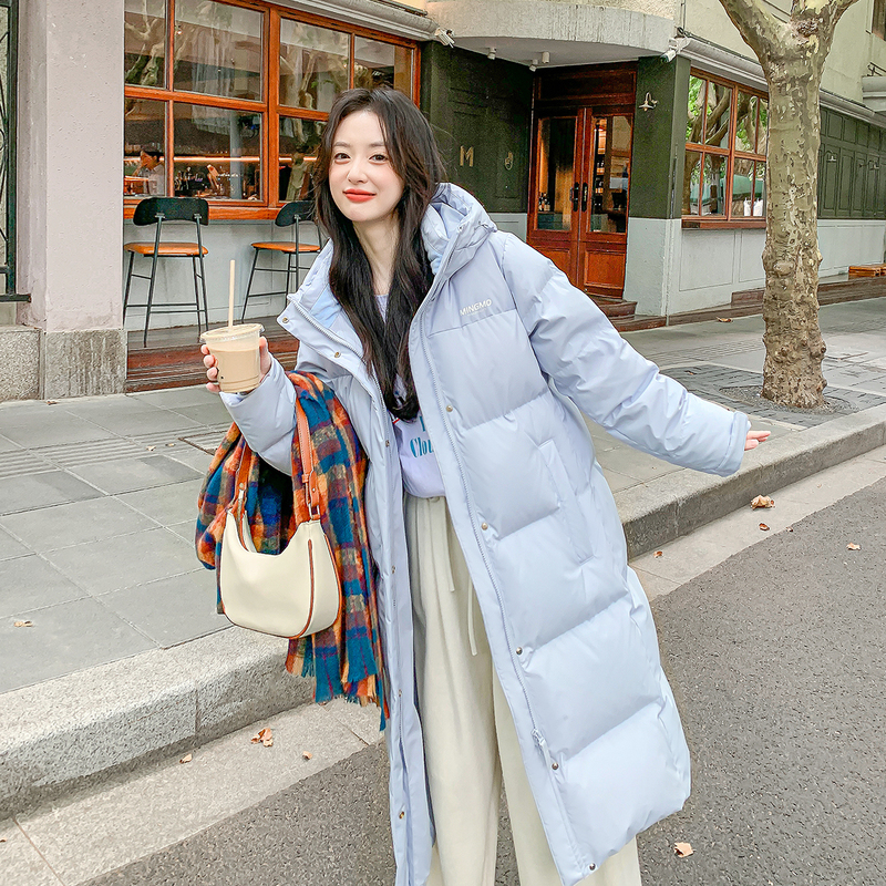 Mm Mingmo Women's Long down Jacket Winter 2026 New Style Over-The-Knee Couple Thickened 95% White Duck down Coat Mm Mingmo Women's Long down Jacket Winter 2026 New Style Over-The-Knee Couple Thickened 95% White Duck down Coat