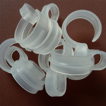 Drying rack windproof adhesive hook home clothes non-slip hook round tube fixed buckle indoor and outdoor transparent plastic windproof hook
