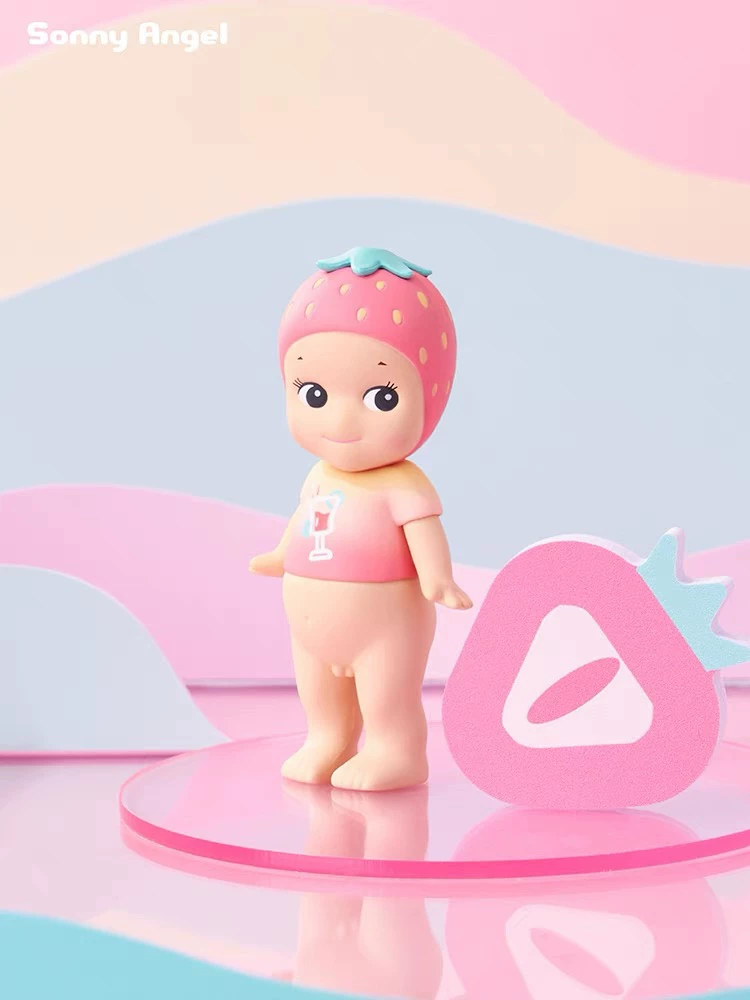 Sonny Angel 2022 лeто серия Ice Drink Strawberry Grape Watermelon Peach Peach Paton подарок на день рождения