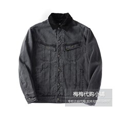 Куртка lee男士秋冬新款羊羔绒外套夹克牛仔棉服lmt0010863ys00f-a00276