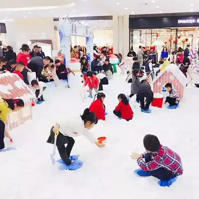 Artificial snow powder water change snow Christmas festival decoration water fake snow simulation snowflake shooting activity landscape props scene