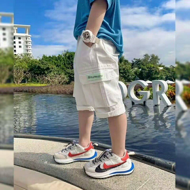 Children's clothing children's 2021 new summer boys' shorts boy casual cropped pants pure cotton middle and big children's summer pants