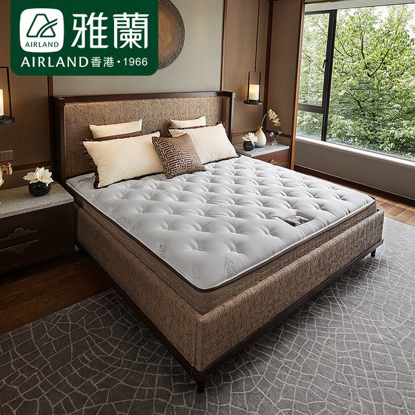 限中亚Prime会员 Airland 雅兰 清净A+ 银离子面料抗菌 乳胶弹簧床垫 1.5~1.8米 镇店之宝¥2799